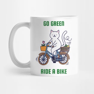 Go Green - Ride a Bike Mug